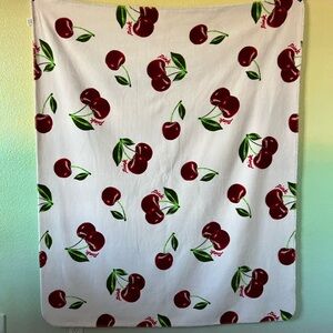 Cherry Print Blanket